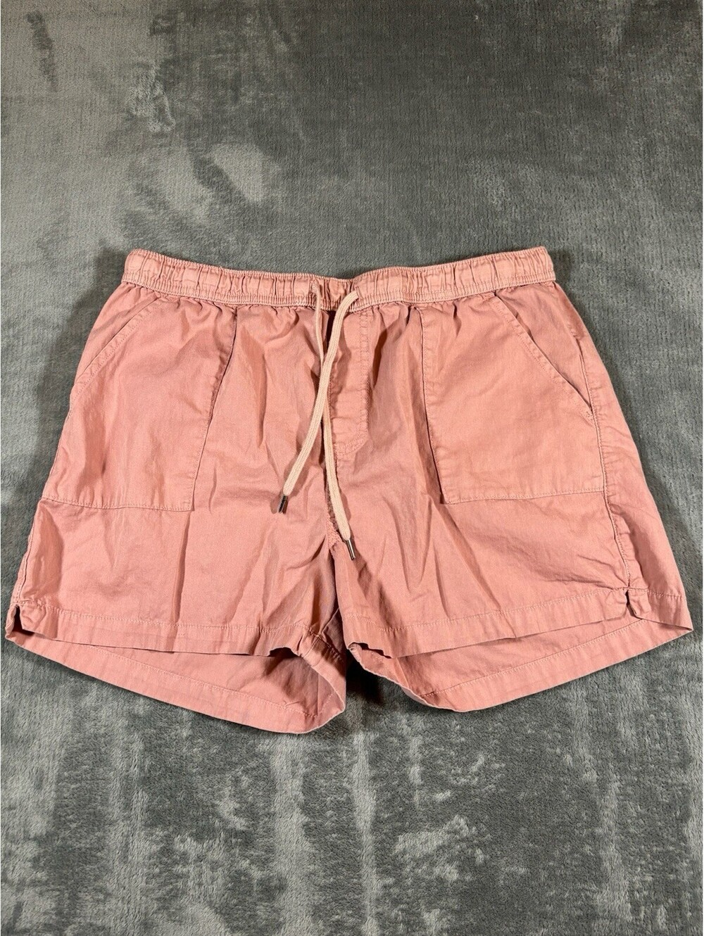 Truth And Theory Drawstring Shorts Salmon Women’s XL 100% Cotton